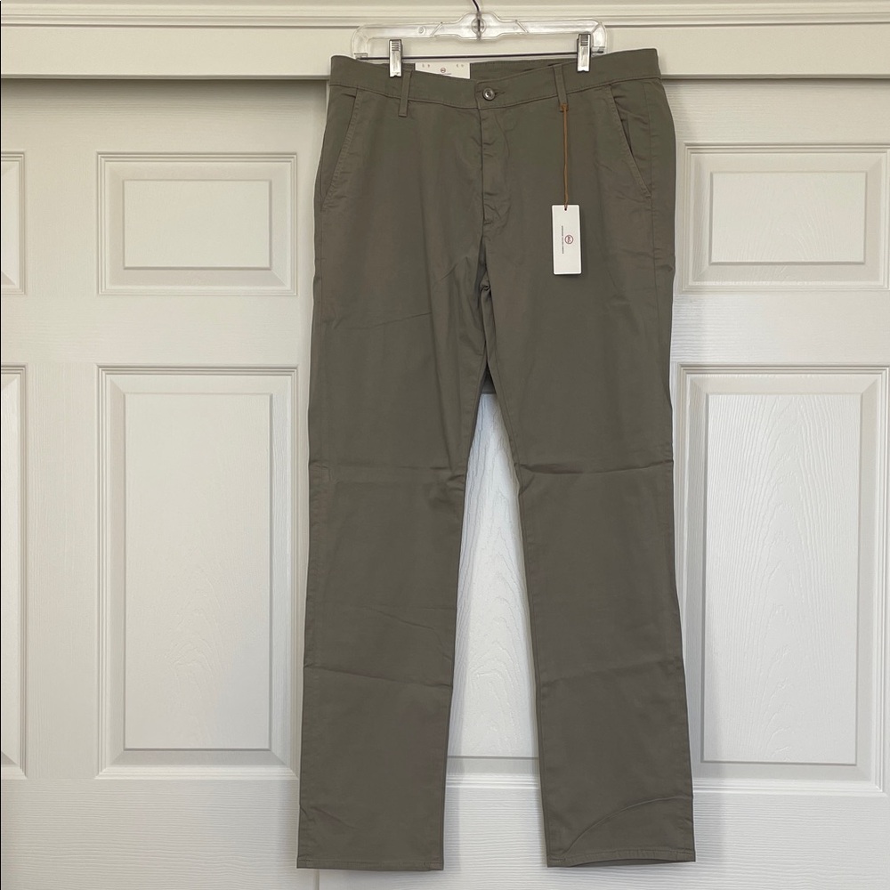 NWT Adriano Goldschmied The Lux Khaki Trouser Men's 36
